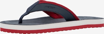 Tongs '20151' Rieker en bleu : devant