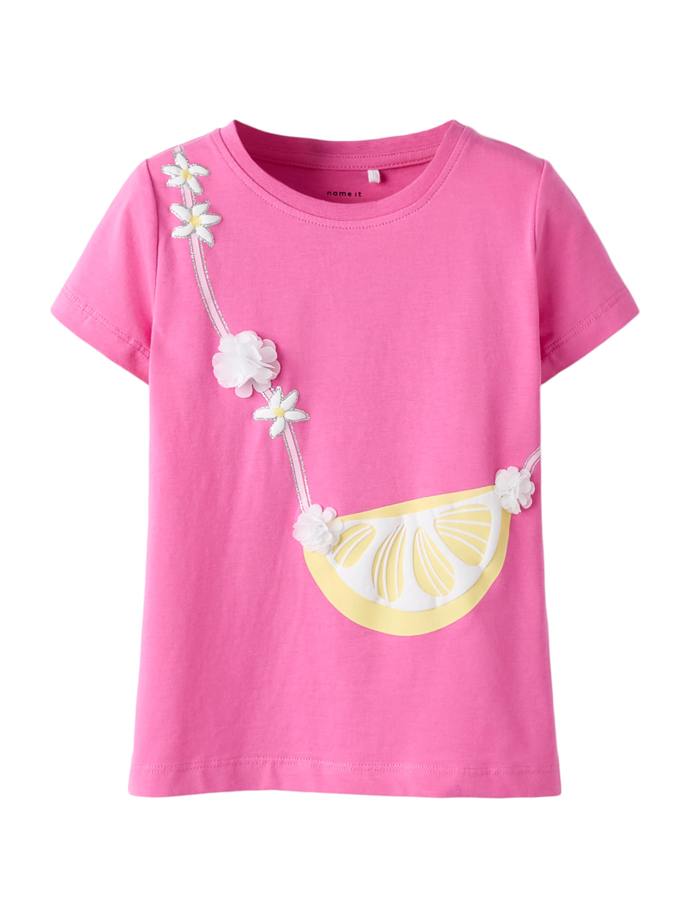 NAME IT Тениска в розово: отпред