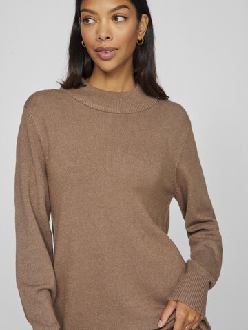 VILA - Vestido de punto en marrón