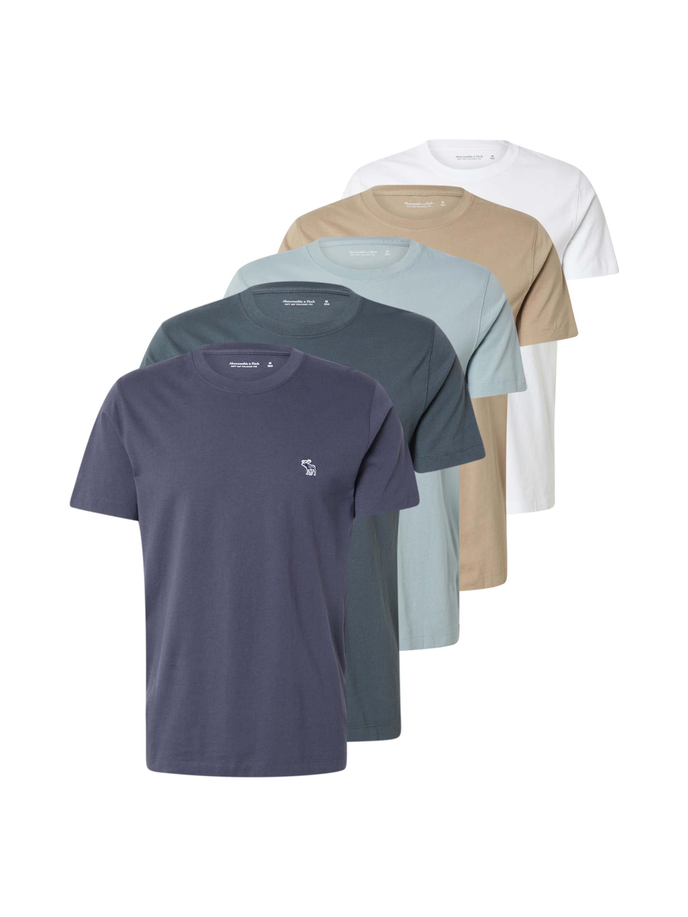 Abercrombie & Fitch Tričko - Béžová: predná strana