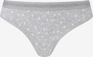 Slip 'LM String' di BUFFALO in grigio