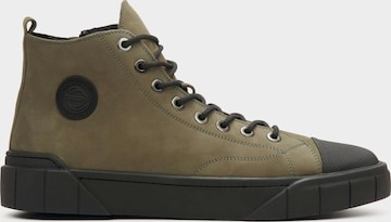 ES8 Hög sneaker '09-4448' i grön: framsida