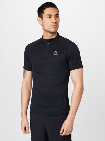 ODLO - Camisa funcionais 'Essential' em preto: frente