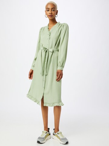 MSCH COPENHAGEN Платье-рубашка 'Elysse' в Зеленый: спереди