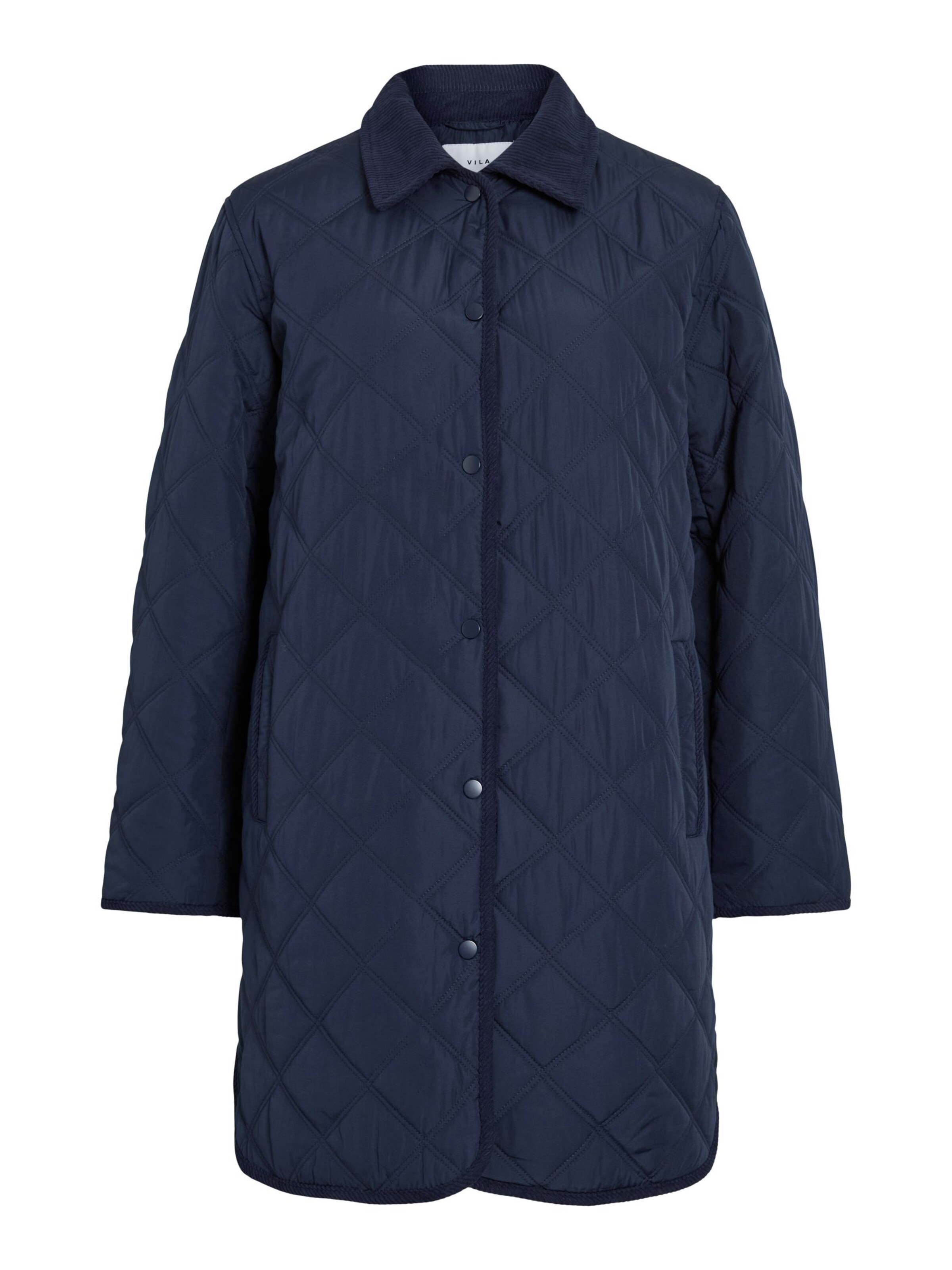 Manteau mi-saison VILA en bleu : devant