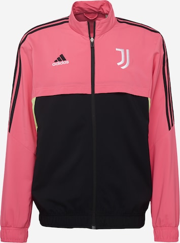 ADIDAS SPORTSWEAR Sportovní bunda 'Juventus Condivo 22 Presentation' – pink: přední strana
