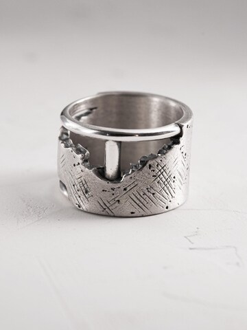 REYTEL Ring 'LEISTUNG'‌‌‌‌‌‌‌‌‌‌ in Silber