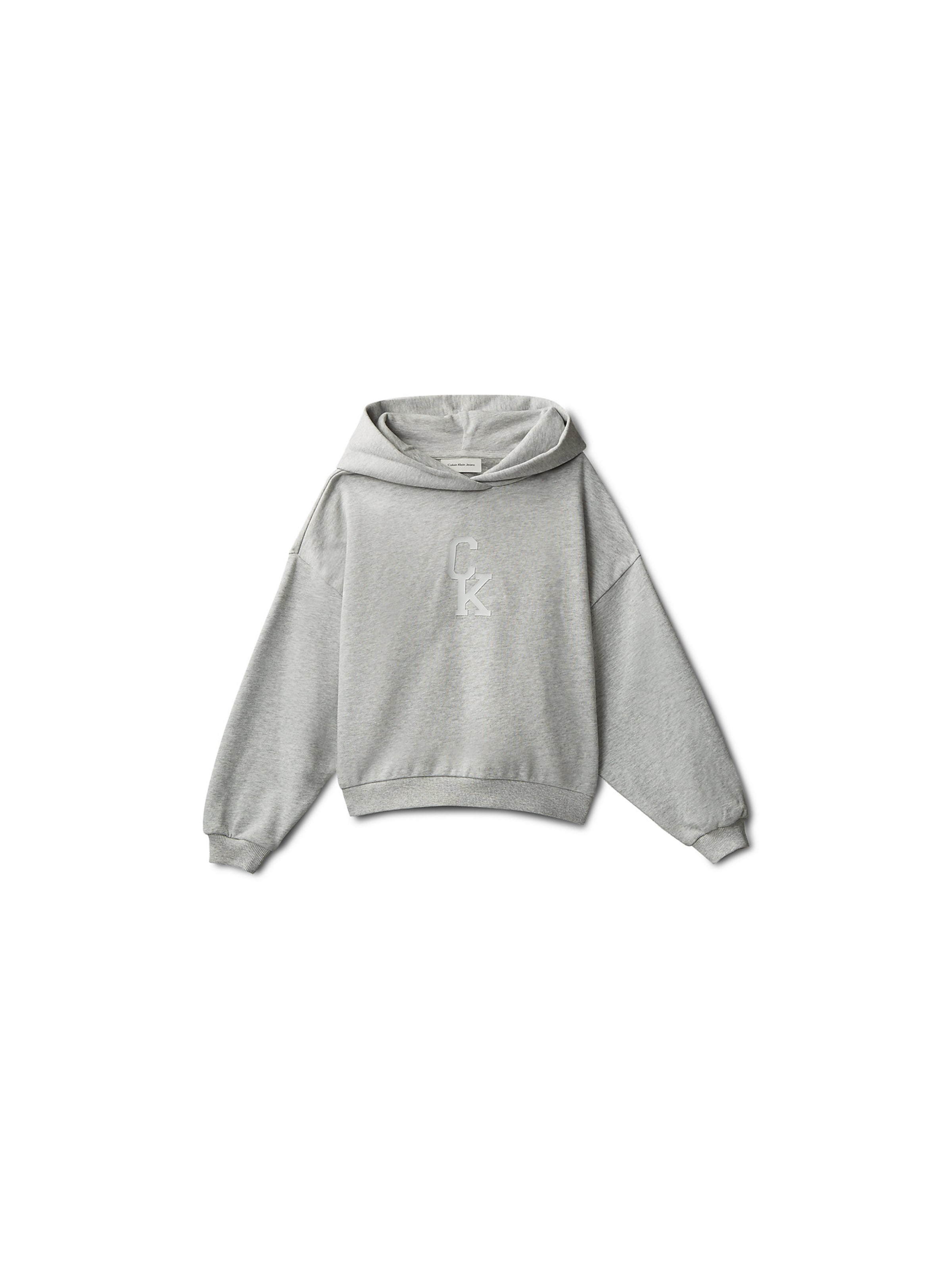 Calvin Klein Jeans Sweatshirt in Grey: front