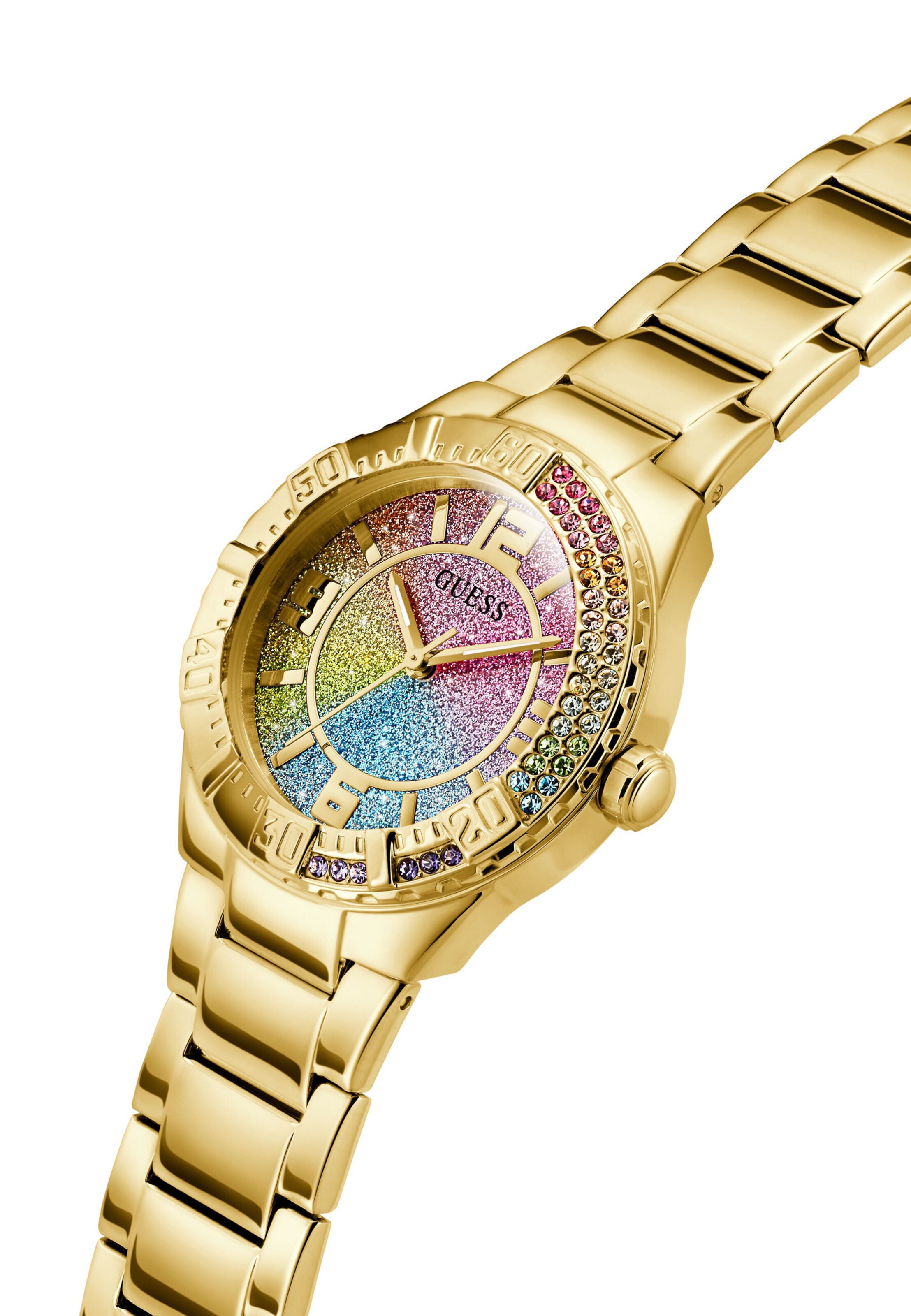 GUESS Analog Watch 'SANGRIA' in Gold