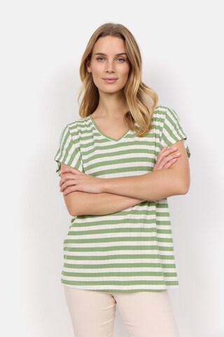 Soyaconcept Тениска 'KAIZA 3' в зелено: отпред
