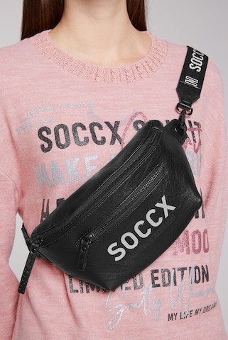 Soccx Gürteltasche in Schwarz