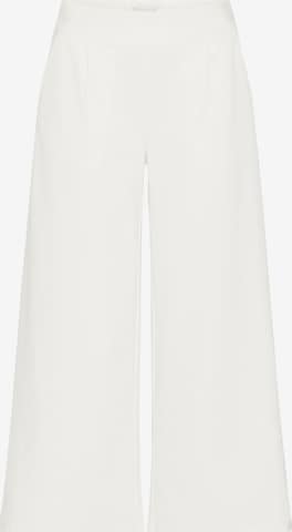 ICHI Kalhoty se sklady v pase 'IHKate' – bílá: přední strana