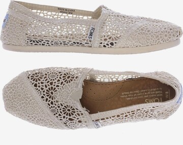 TOMS Halbschuh 41,5 in Weiß: predná strana