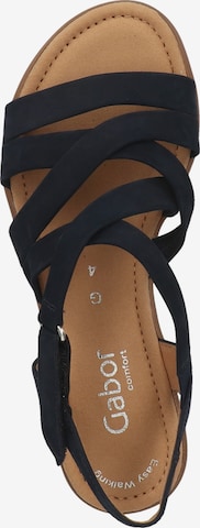 GABOR Strap Sandals in Blue