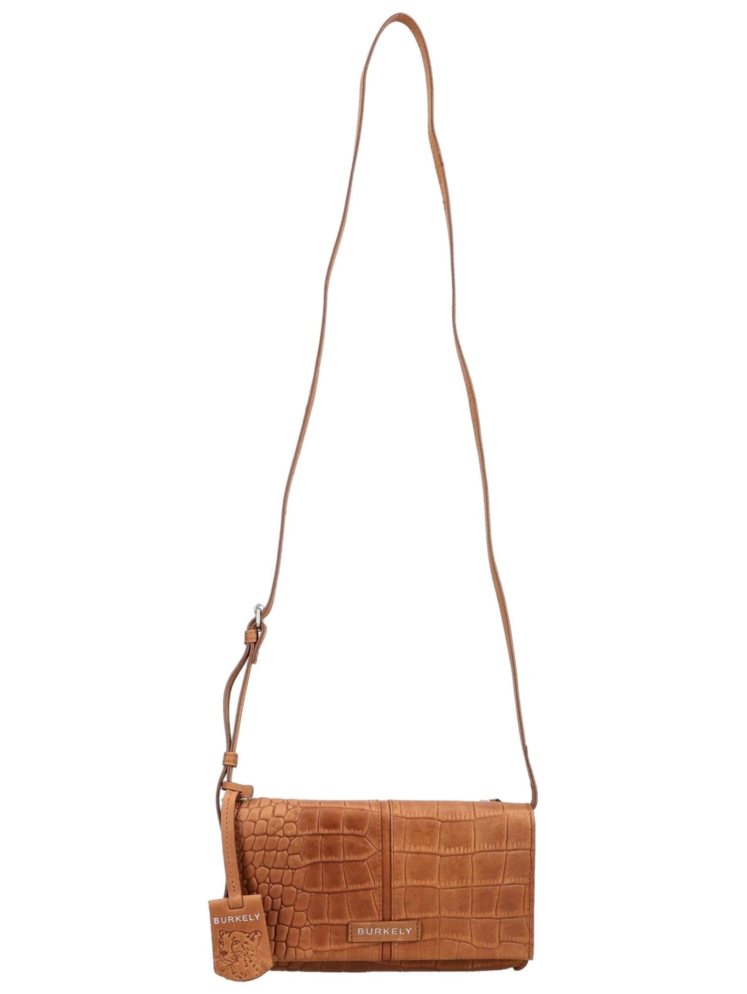 Borsa a tracolla di Burkely in marrone: frontale