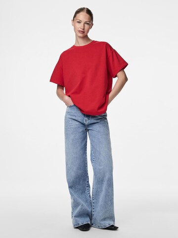 PIECES Shirts 'PCSkylar' i rød