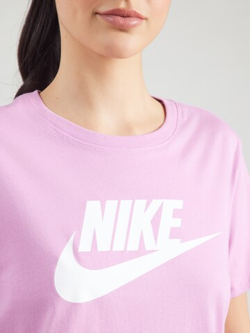 Nike Sportswear Skinny Fit Тениска 'Essential' в лилав