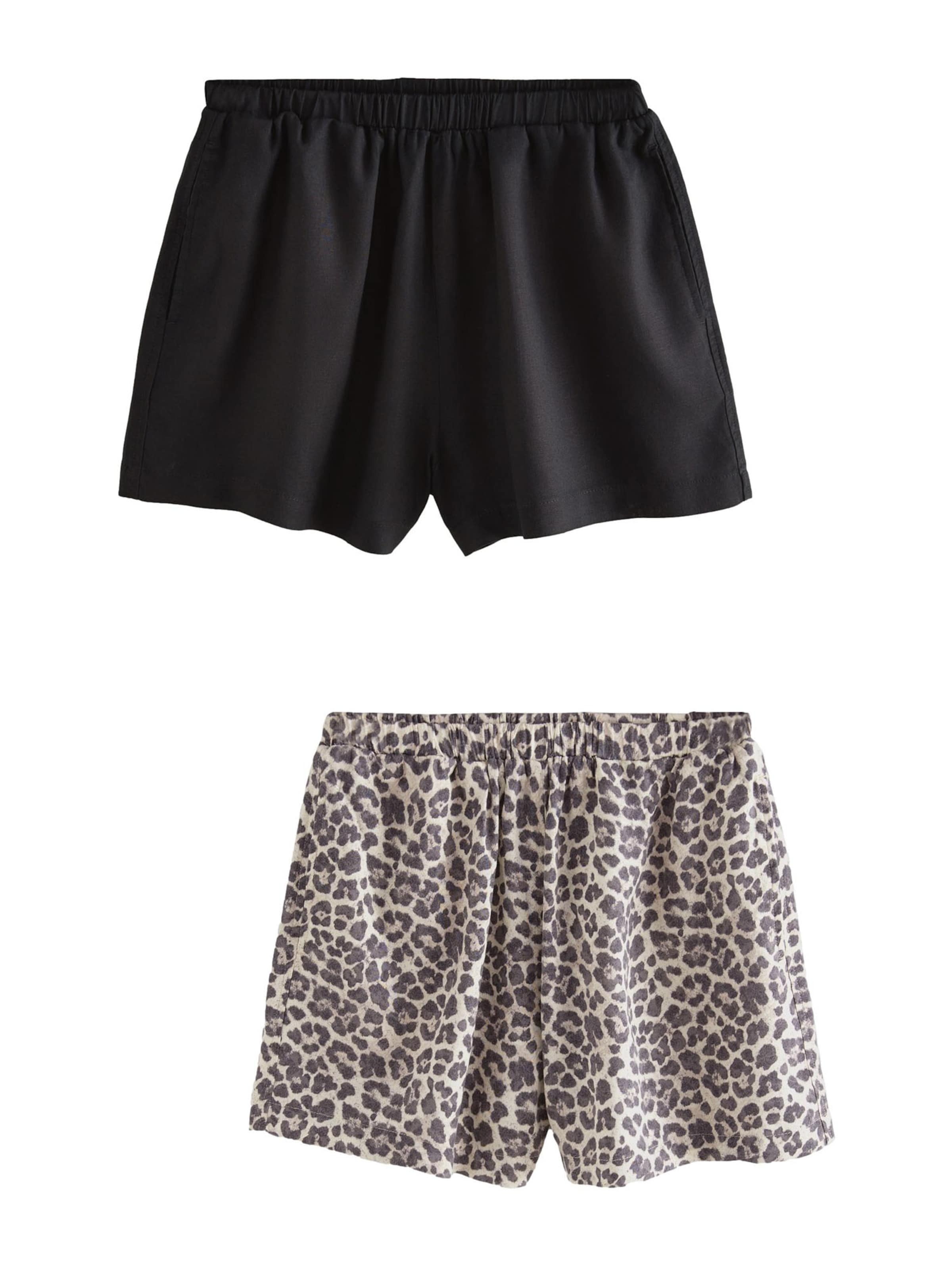 Next Regular Shorts in Schwarz: Vorderseite