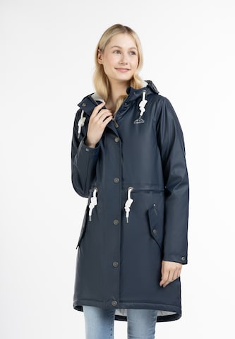 ICEBOUND Raincoat in Blue: front