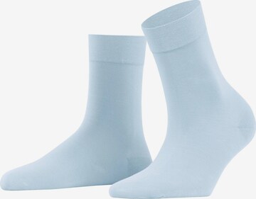 FALKE Socken 'Fine Softness' in Blau: Vorderseite