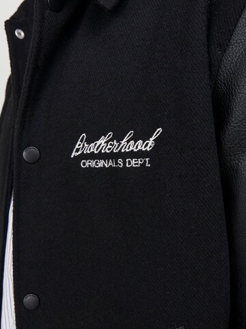 JACK & JONES Overgangsjakke 'Varsity' i sort