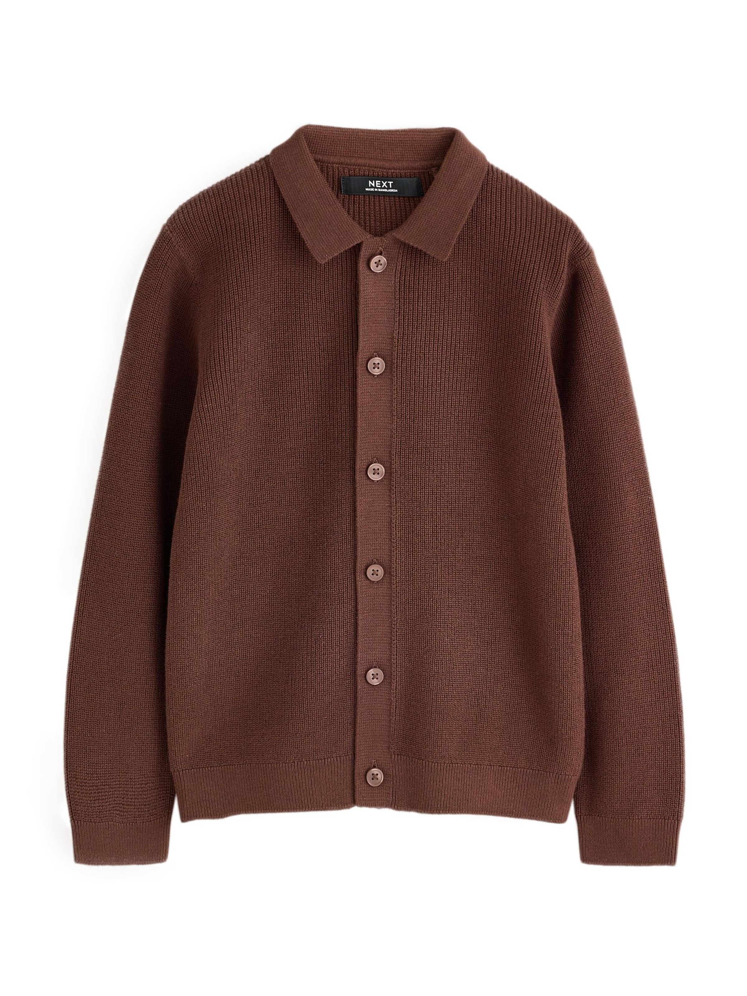 Next Strickjacke in Braun: Vorderseite