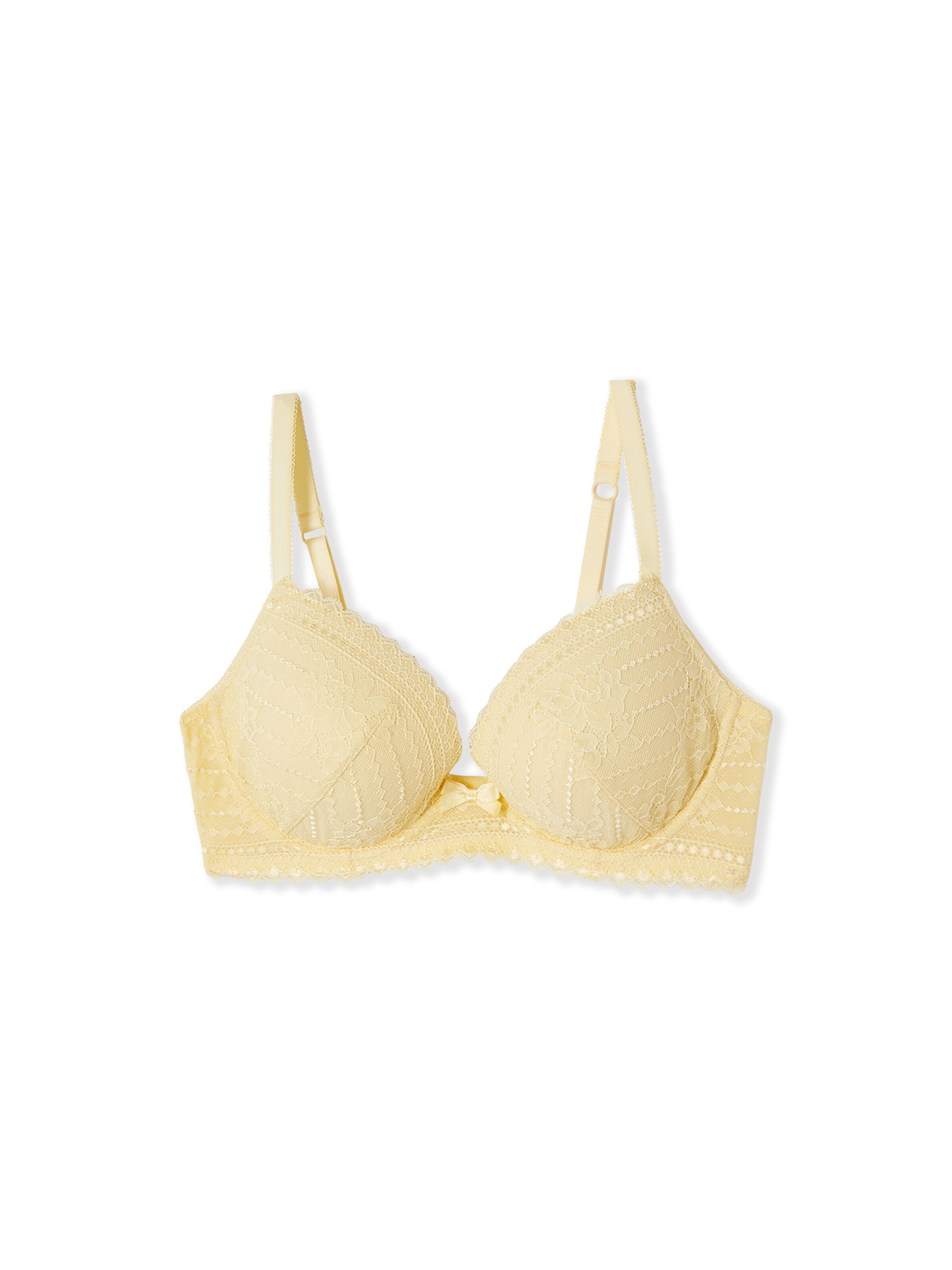 Push-up Reggiseno 'Panama' di ETAM in giallo: frontale