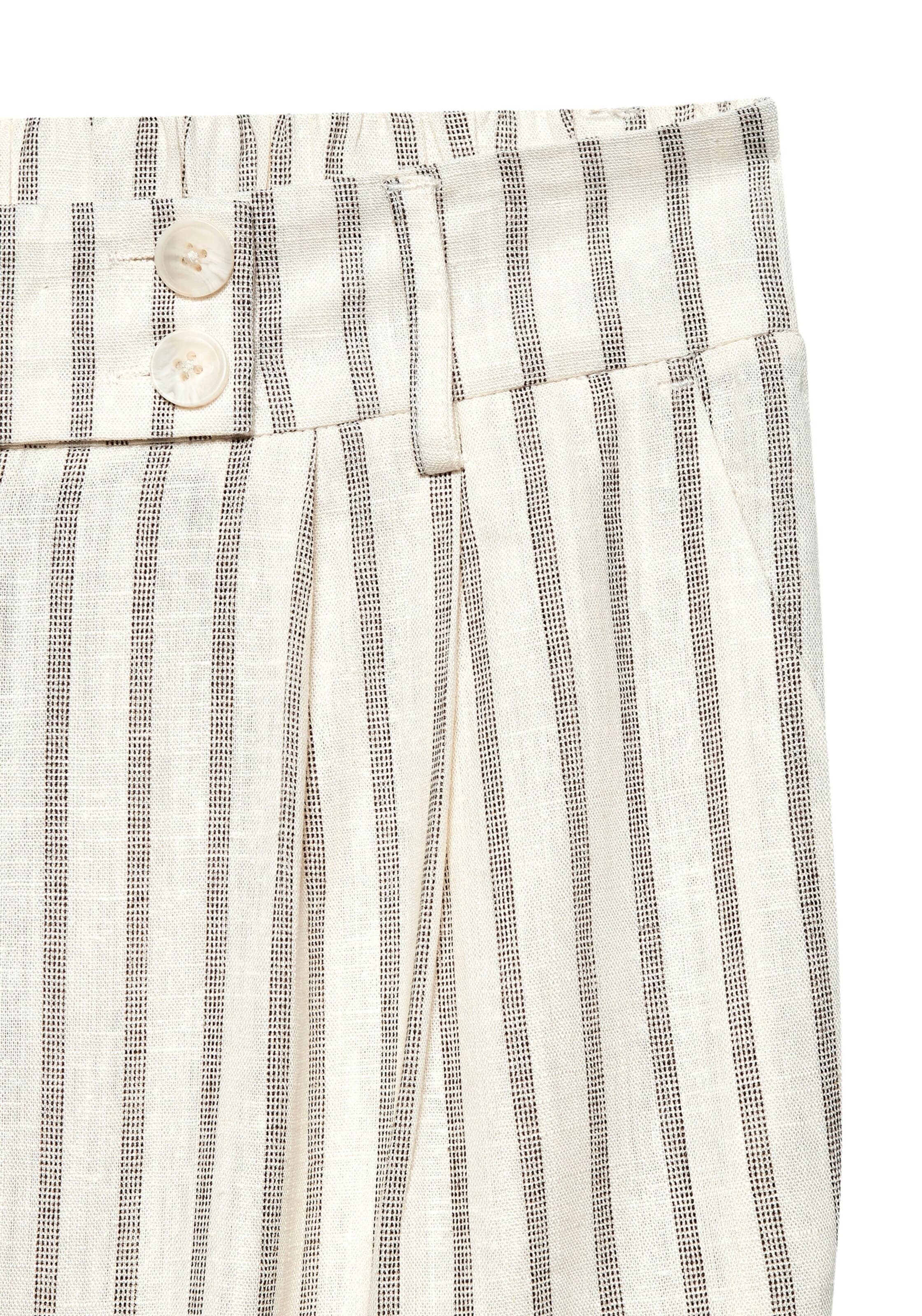 Wide Leg Pantalon à pince LASCANA en beige