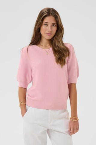 Pull-over 'Sillar' Cream en rose : devant