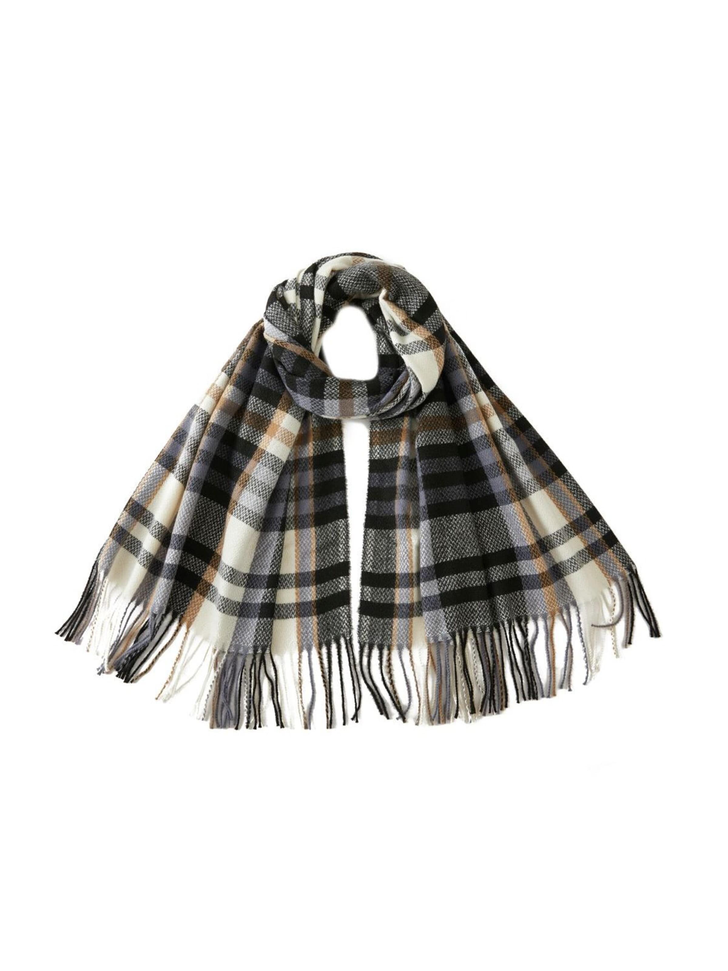 alberto cabale Scarf 'VALENTINA' in Black: front