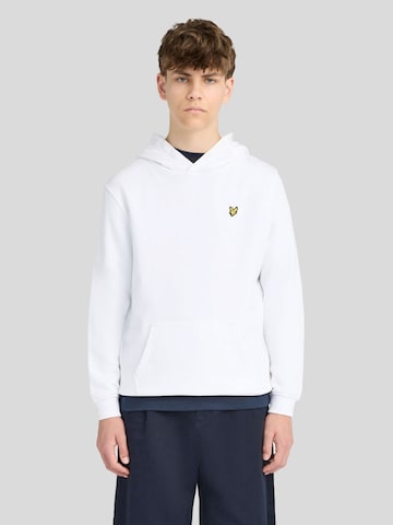 Sweat Lyle & Scott en blanc : devant