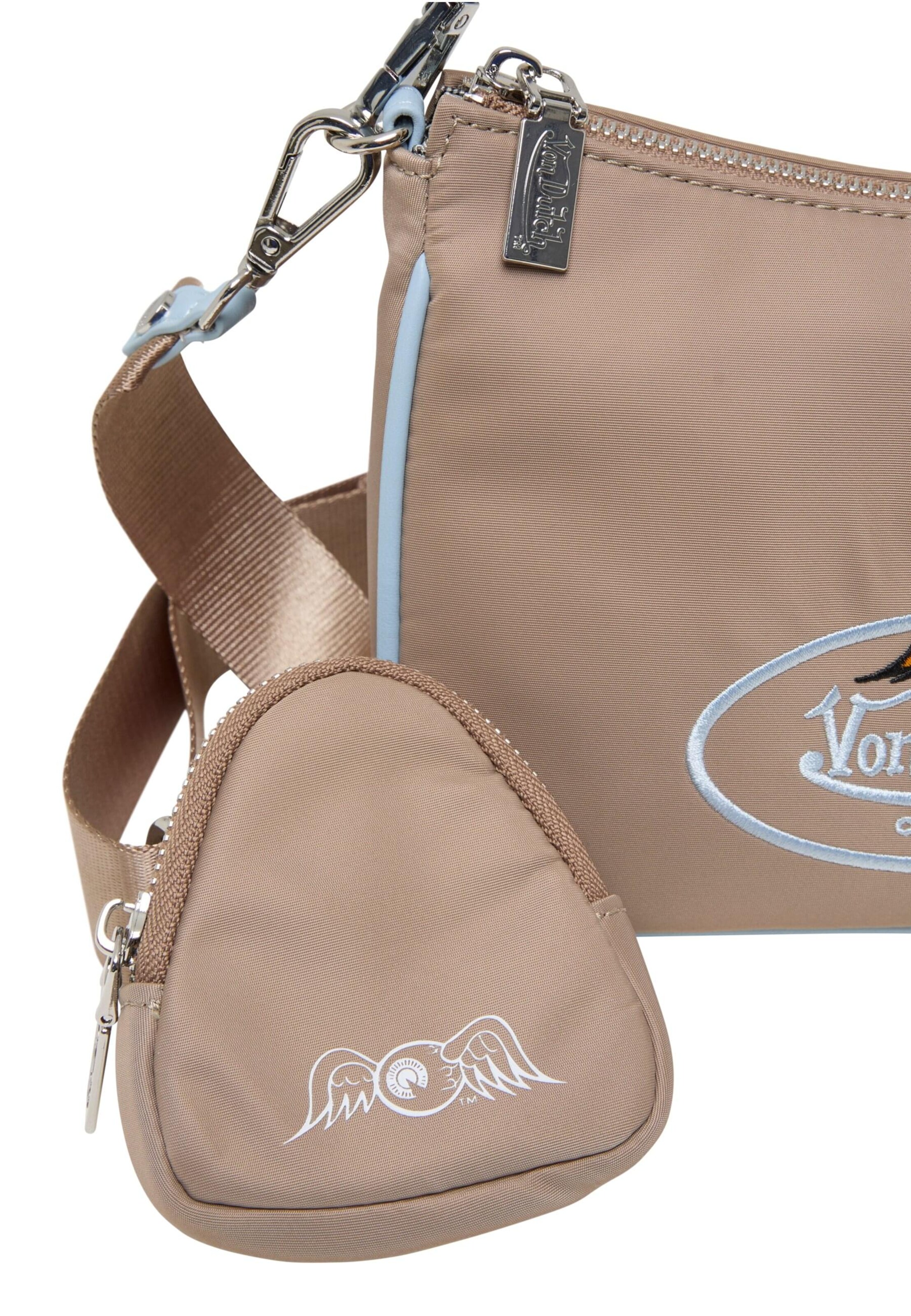 Von Dutch Originals Crossbody Bag 'Kacey' in Beige