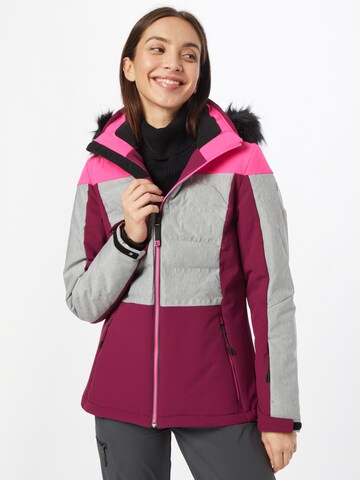KILLTEC Outdoor Jacket in Pink: front