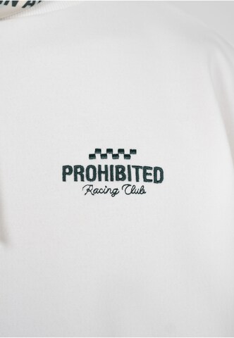 Prohibited Sweatshirt 'In A Rush' in Wit