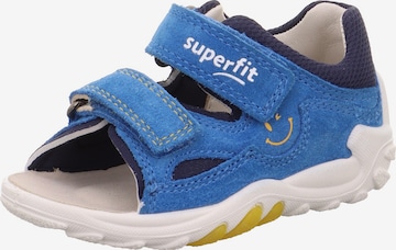 SUPERFIT Sandals & Slippers in Blue: front