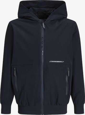 Jack & Jones Junior Overgangsjakke 'Pacer Track' i blå: forside