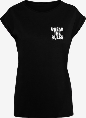 Merchcode Shirt 'Break The Rules 2' in Black: front