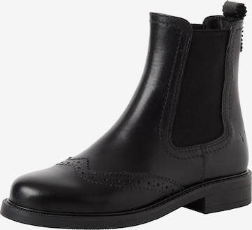 Tamaris - Botas chelsea em preto: frente