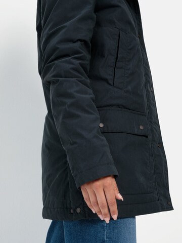 CAMEL ACTIVE Wachsjacke mit abnehmbarer Kapuze in Blau