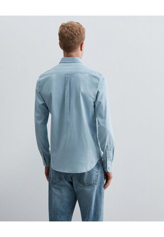 Scalpers Regular Fit Scalpha S Bd Shirt ' ' in Blau: Rückseite