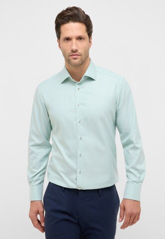 ETERNA Regular fit Business Shirt in Green: front