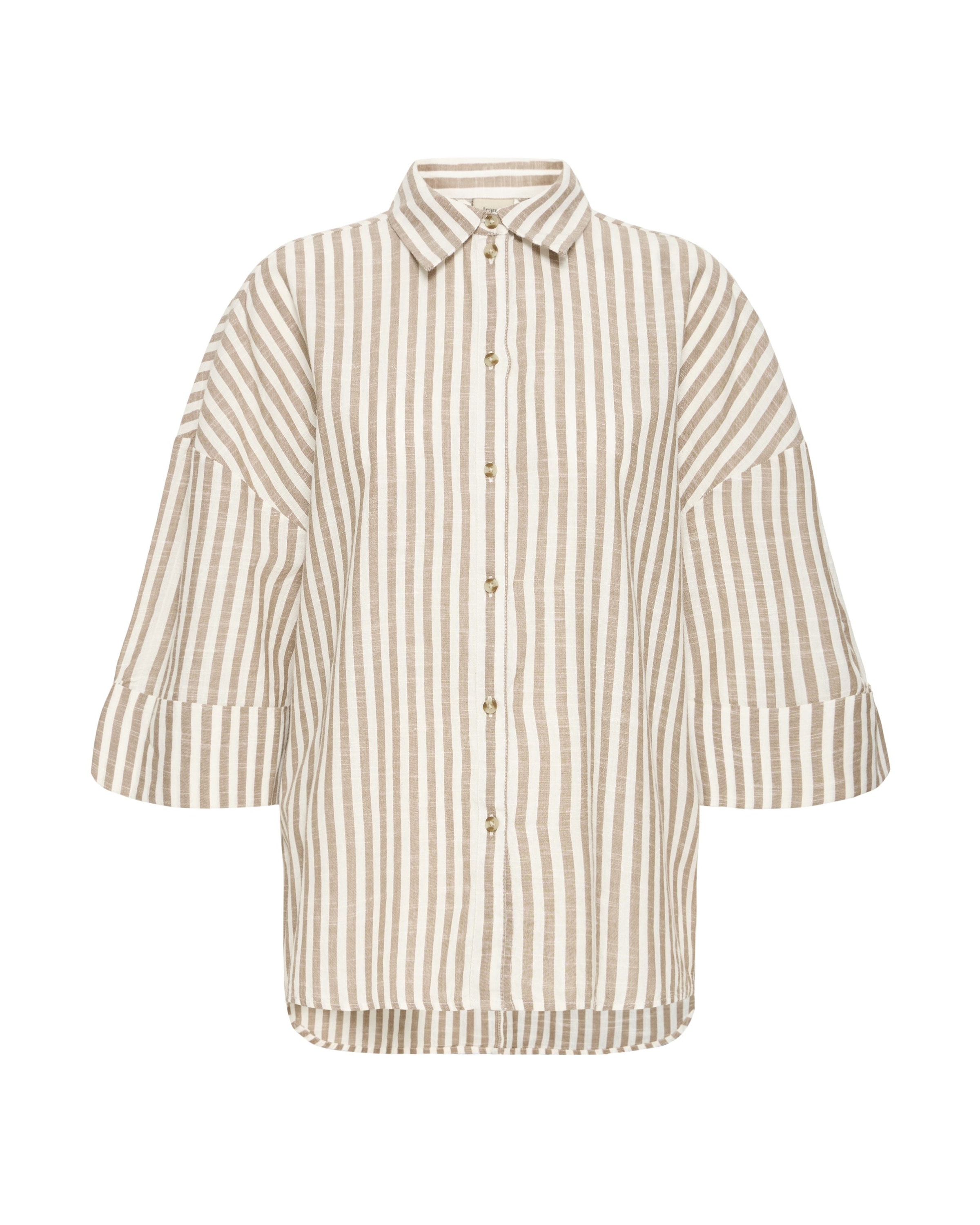Chemisier 'FRPHEBE SH 1' Fransa en beige : devant
