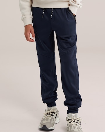 WE Fashion Tapered Trousers in Blue