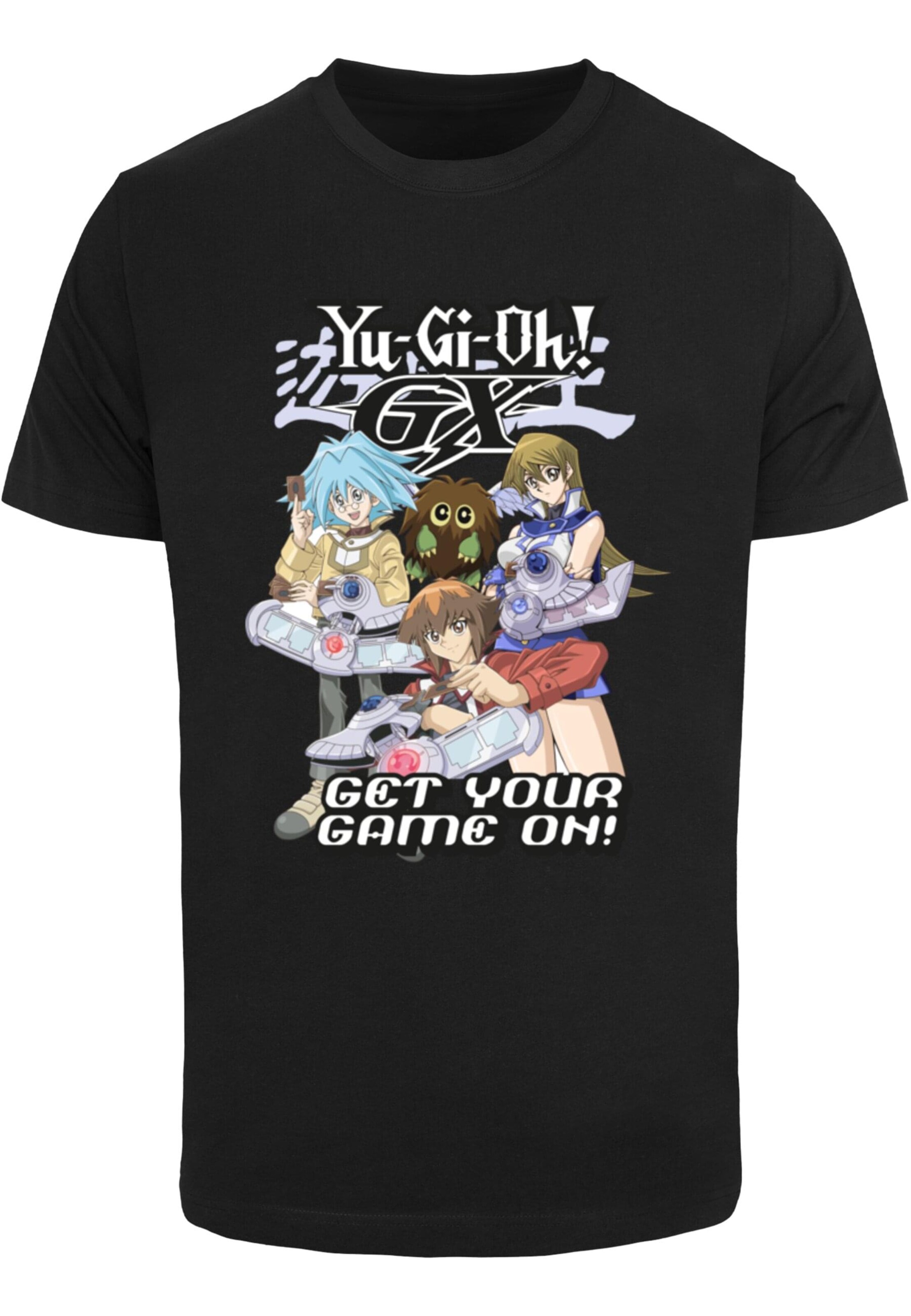 Merchcode Shirt 'Yu-Gi-Oh! - Game On' in Black: front