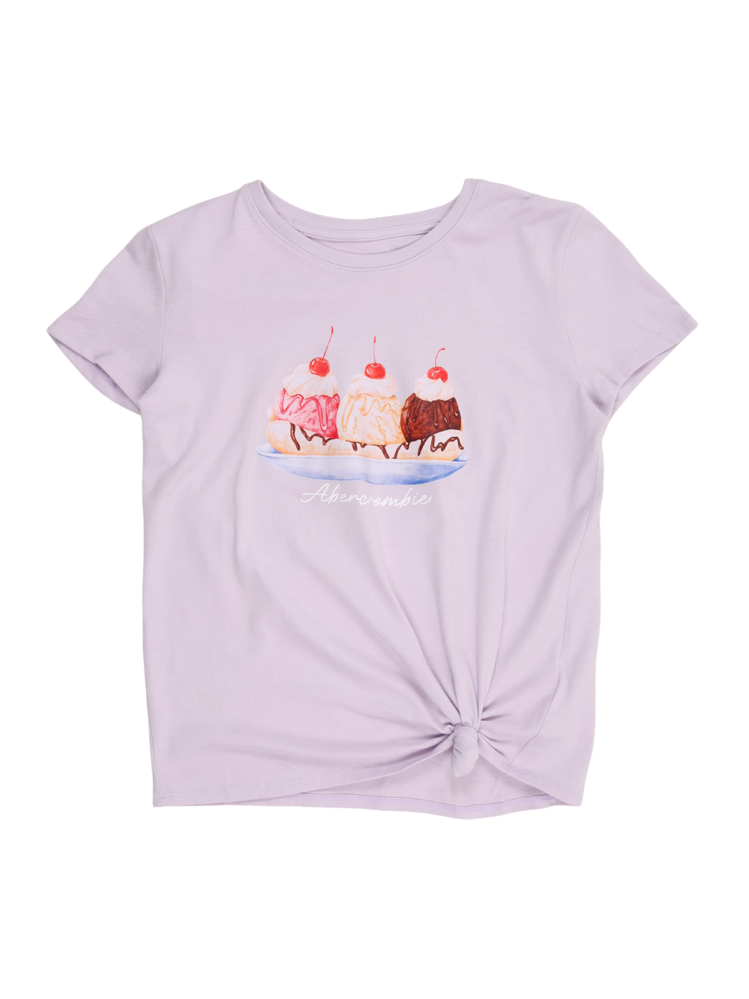 Abercrombie & Fitch Футболка в Светло-бежевый / Коричневый / Сиреневый / Красный, Обзор товара