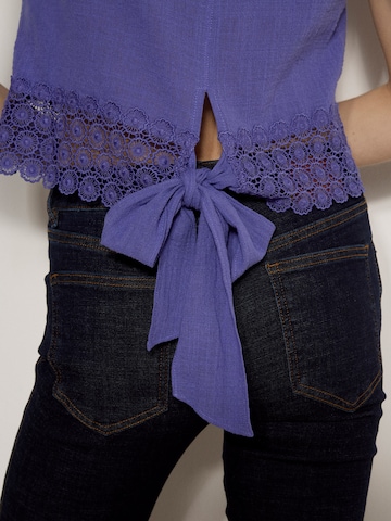 Chemisier ' ' Apricot en violet