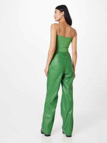 Wide leg Pantaloni di Misspap in verde