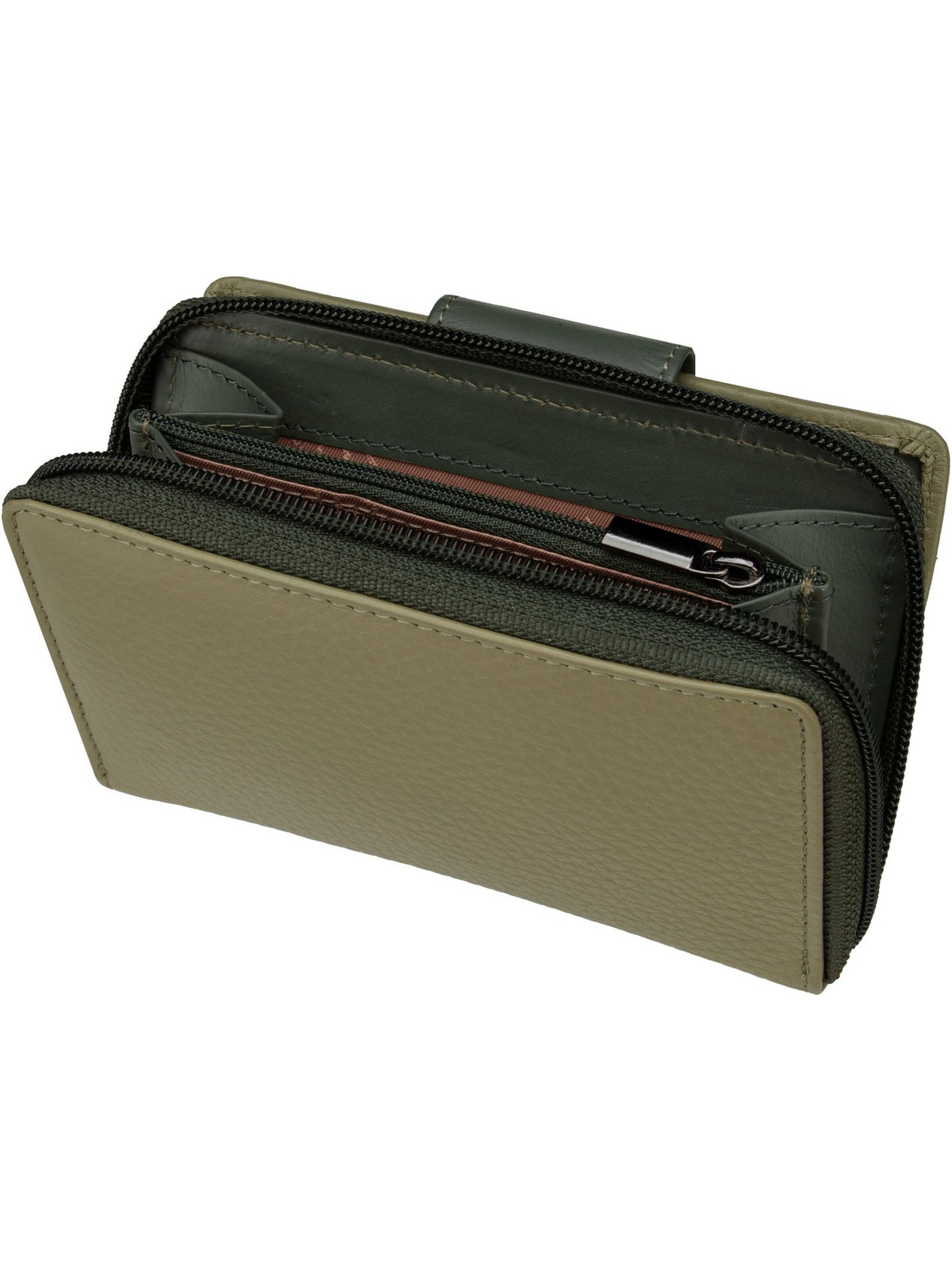 Portamonete 'Sina' di bugatti in verde