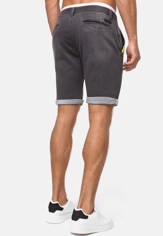 INDICODE JEANS Regular Shorts 'Azibo' in Grau