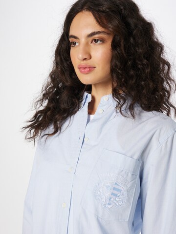 TOMMY HILFIGER Bluse in Blau